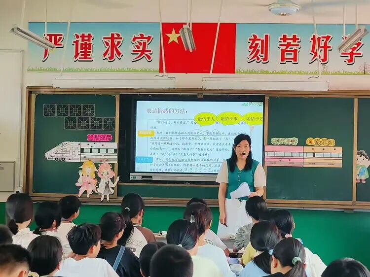 邓州市桑庄镇中心校组织小学语文复习研讨活动