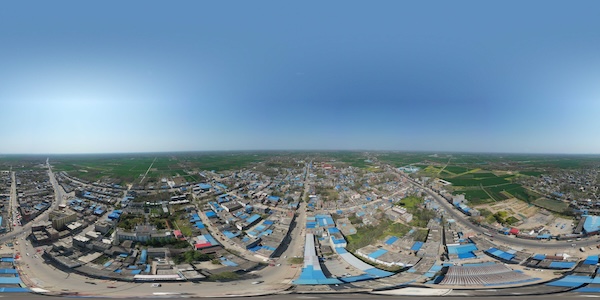 【1P】2021桑庄街航拍360°全景照片